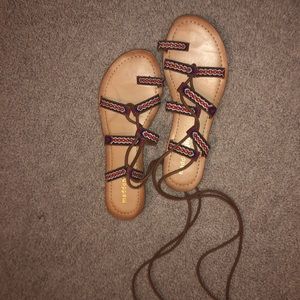 Steve Madden lace up gladiators